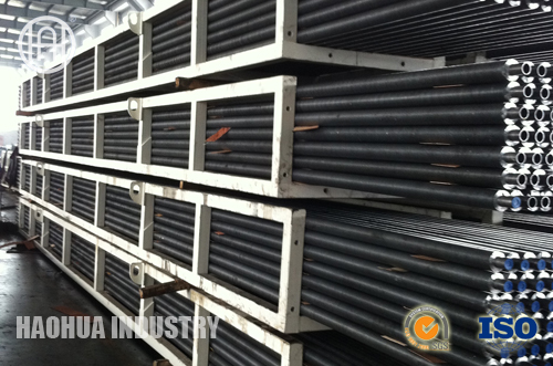 Extruded Fin with Ally steel bare tubes