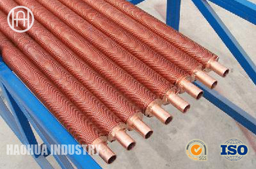 Extruded Fin with copper bare tubes